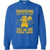 Training To Be The Best Like No One Ever Was Pokemon Gym Sweatshirt