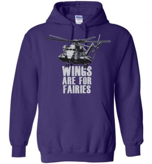 Wings Are for Fairies Aircraft Hoodie