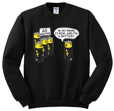 AA Battery Meeting Funny Sweatshirt