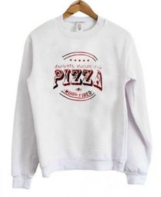 Authentic Pizza Graphic Sweatshirt