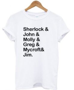 BBC Sherlock and John and Molly and Greg T Shirt