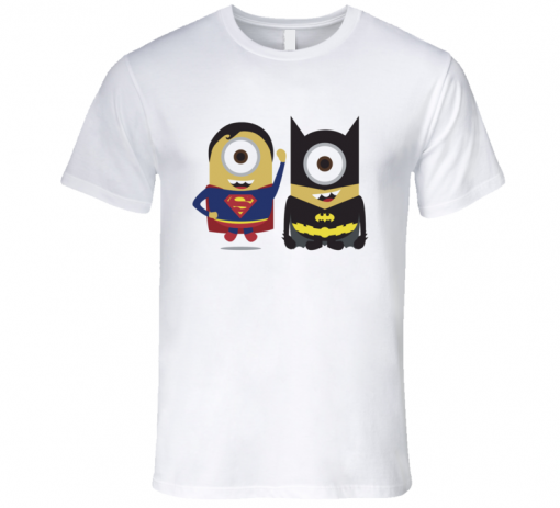 Batman VS Superman Funny Minion T Shirt