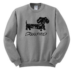 Doxified Wiener Dog Graphic Sweatshirt