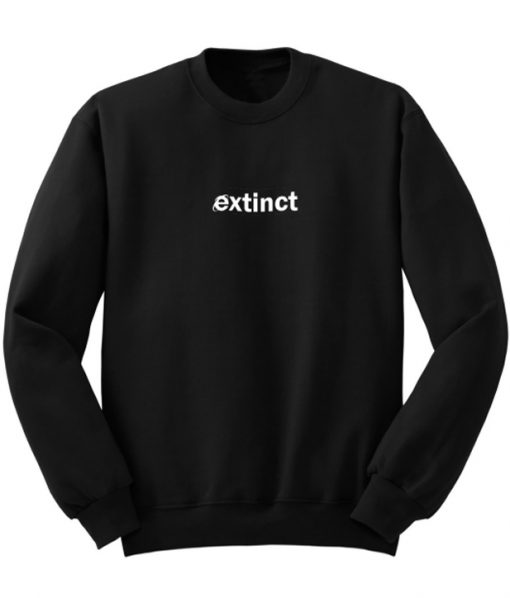 Extinct Font Sweatshirt