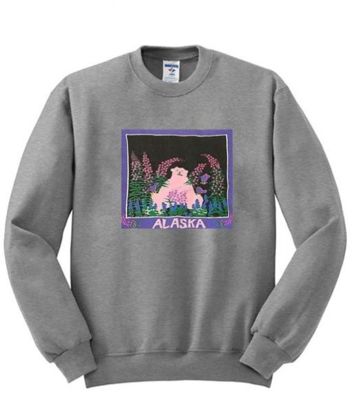 Floral Alaska Graphic Sweatshirt