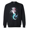 Half Unicorn Mermaid Graphic Sweatshirt