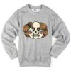 Lady And Skull Graphic Sweatshirt