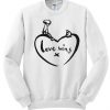 Love Wins Heart Sweatshirt