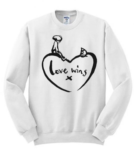 Love Wins Heart Sweatshirt