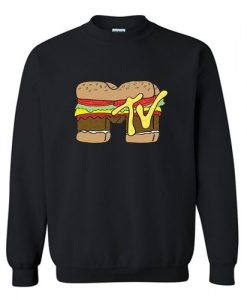 MTV Burger Crewneck Sweatshirt