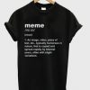 Meme Definition T Shirt