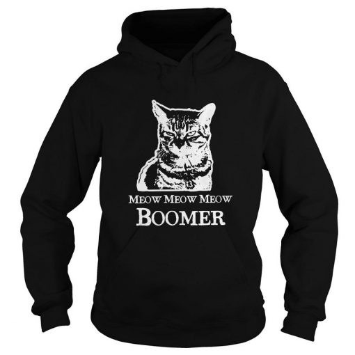 Meow Meow Meow Boomer hoodie