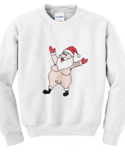 Naked Santa Funny Sweatshirt