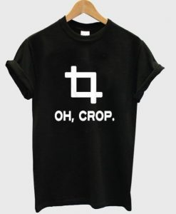 Oh Crop Logo T Shirt