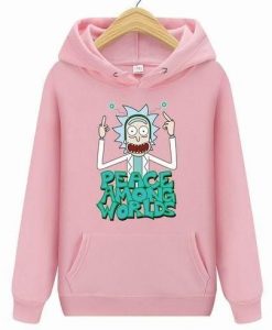 Peace Among Worlds Rick Morty Hoodie