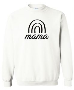 Rainbow Lines Mama Sweatshirt