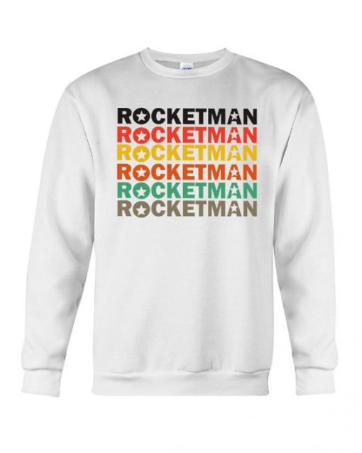 Rocketman Colorful Font Sweatshirt
