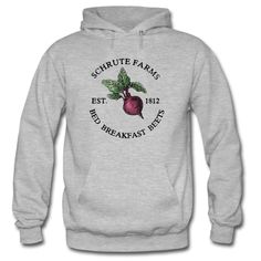 Schrute Farms Est 1812 Breakfast Beet Hoodie