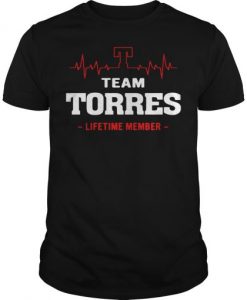 Team Torres Lifetime Member T Shirt