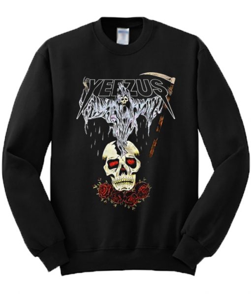 Yeezus Death Skull Sweatshirt