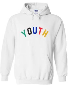 Youth Rainbow font Hoodie