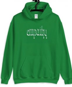 empathy hoodie green