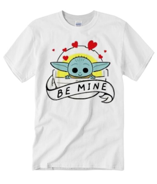 Baby Yoda Be Mine Valentine’s Day T Shirt