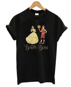 Beauty And The Beast Belle Basketball T Shirt