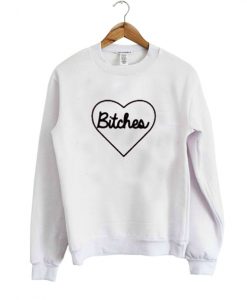 Bitches Heart Graphic Sweatshirt