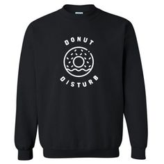 Donut disturb graphic sweatshirt