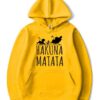 Hakuna Matata Hoodie Yellow