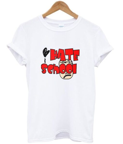 Hate School Graphic T Shirt