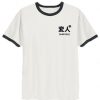 Japanese Weirdo Pocket Print Ringer T Shirt