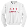 NYC 70 Mercer St Sweatshirt