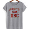 Property Of USC Logo T Shirt