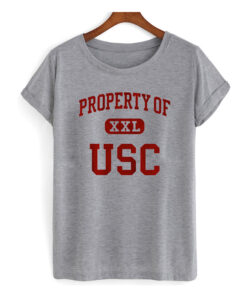 Property Of USC Logo T Shirt