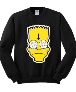 Satanic Bart Simpson Sweatshirt