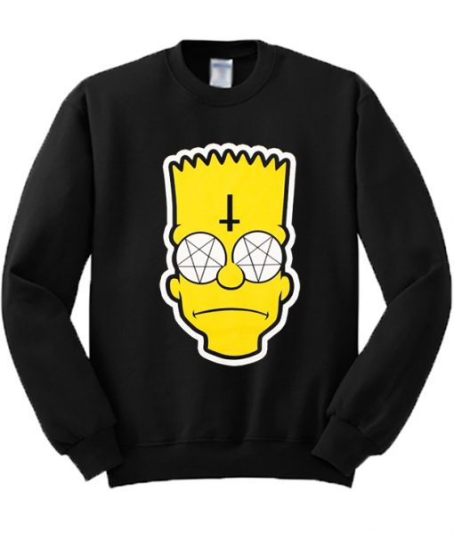 Satanic Bart Simpson Sweatshirt