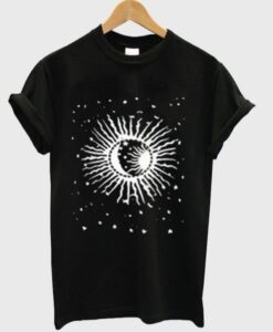 Sun Moon Stars Graphic T Shirt