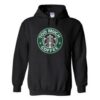 Too Much Coffee Starbuck Parody hoodie