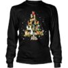 kitten christmas tree sweatshirt