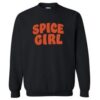 spice girl red font sweatshirt