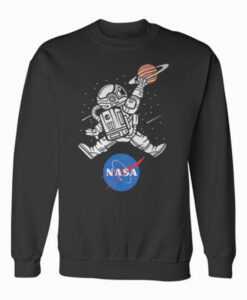 Astronaut Basketball Slam Dunk NASA Sweatshirt