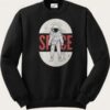 Astronaut In Space Graphic Sweatshirt