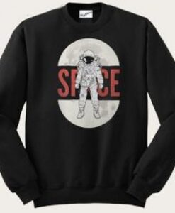 Astronaut In Space Graphic Sweatshirt