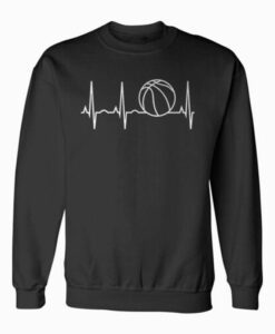 Basketball Heartbeat Sweatshirt