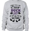 Crazy Duck Lady Crewneck sweatshirt