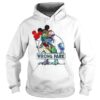 Dinosaur T-Rex and Mickey Mouse Wrong Park Hoodie