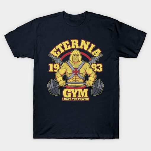 Eternia Gym Master of universe T shirt