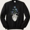 Human Anatomy Heart Cornflower sweatshirt